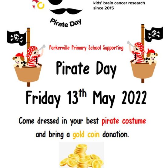 PIRATE DAY – Friday 13 May 2022